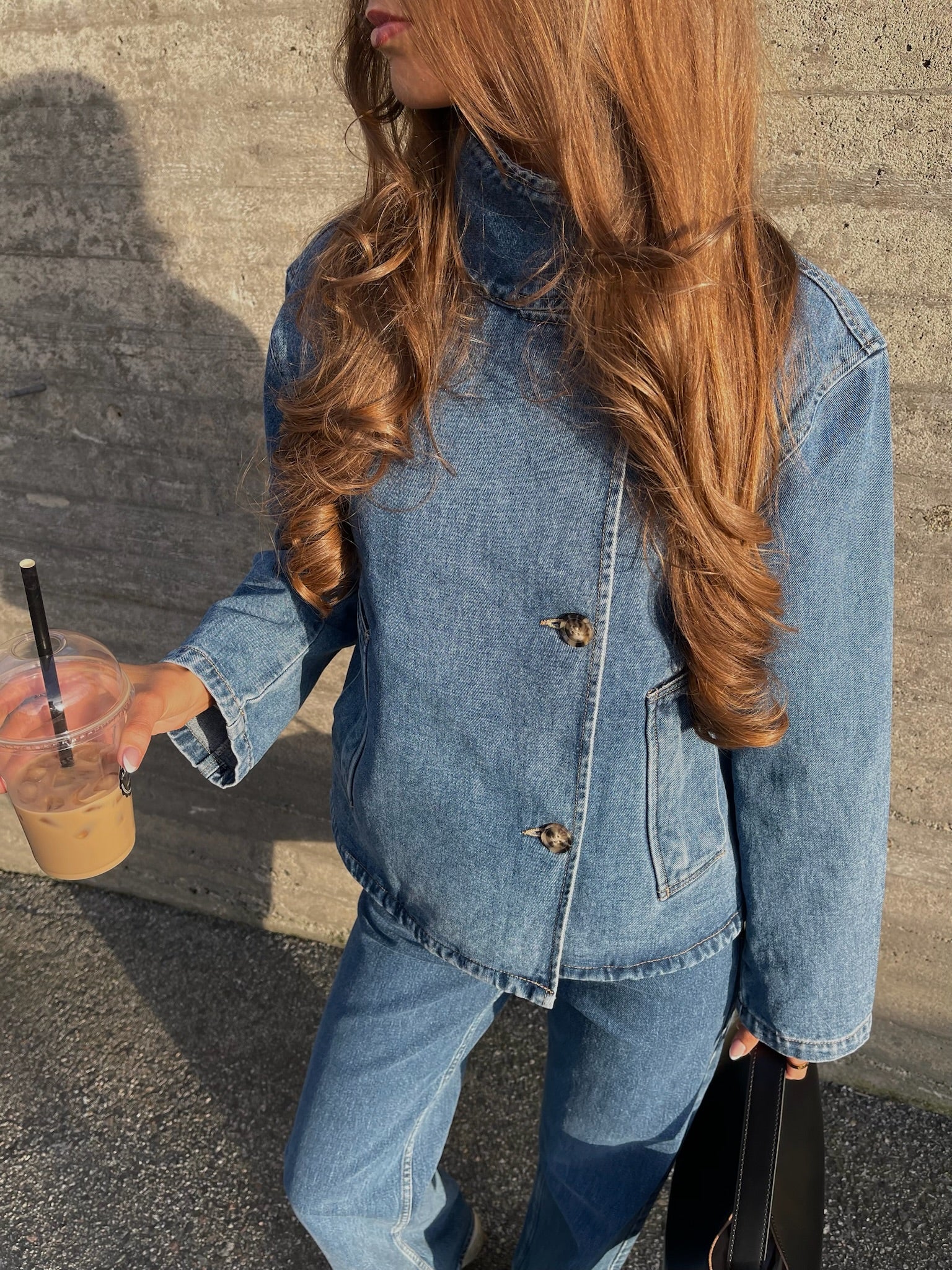 OBJTILLA Denim Jacket - Medium Blue Denim